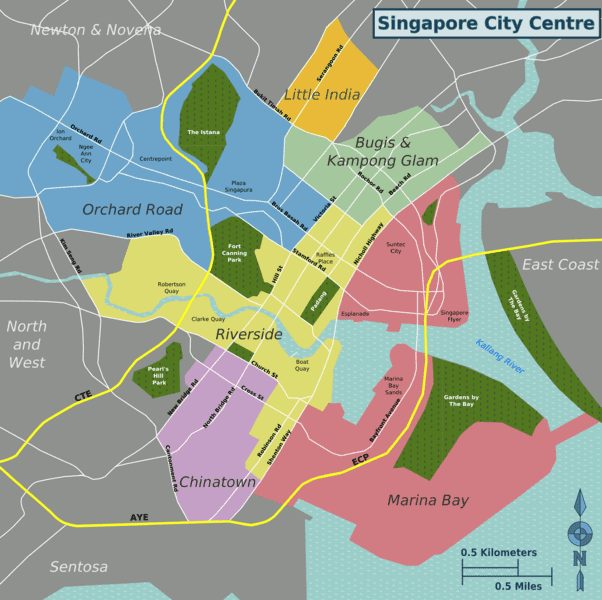Barrios de Singapur