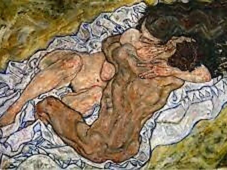 El abrazo (pareja de enamorados II), Egon Schiele El abrazo (pareja de enamorados II), Egon Schiele